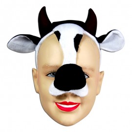 Cow Animal Mask On Headband