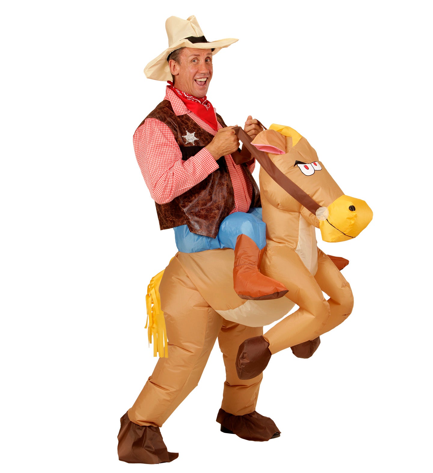 Cowboy on Horse Inflatable Costume