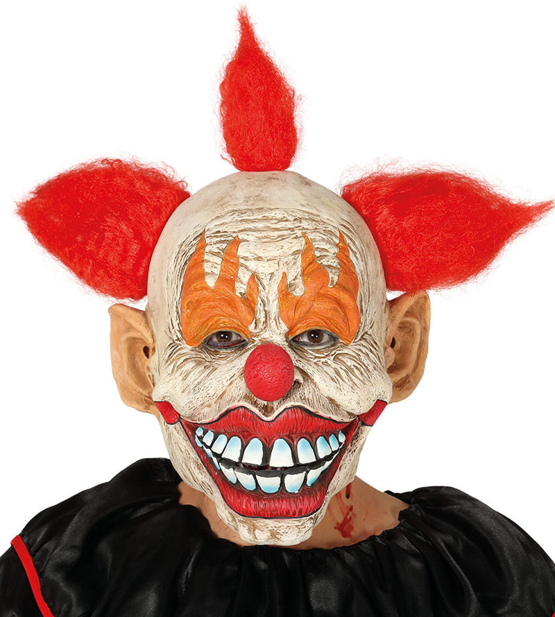 Crispy Clown Mask with red hair