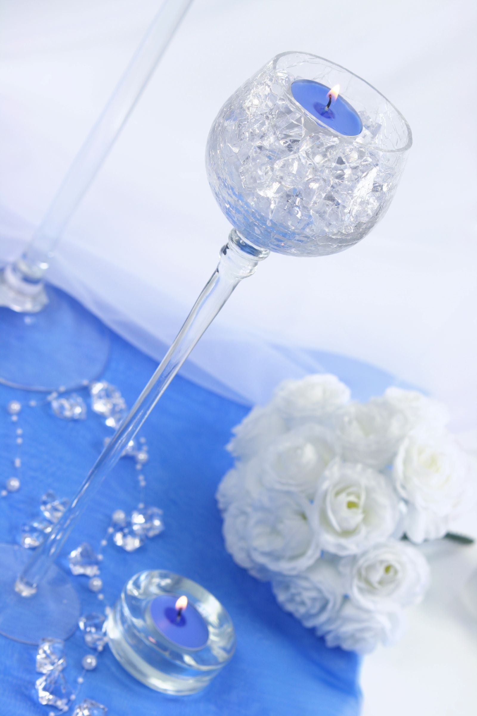 Crystal Ice Colourless table decorations