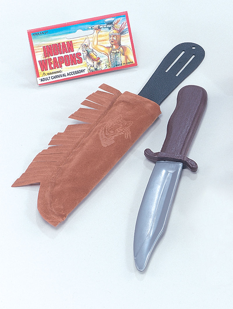 Fancy Dress Indian Dagger Knife in Sheath