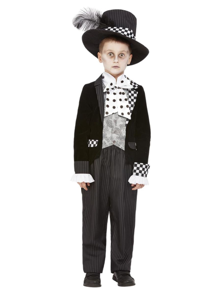 Child's Dark Mad Hatter dress up outfit Boy