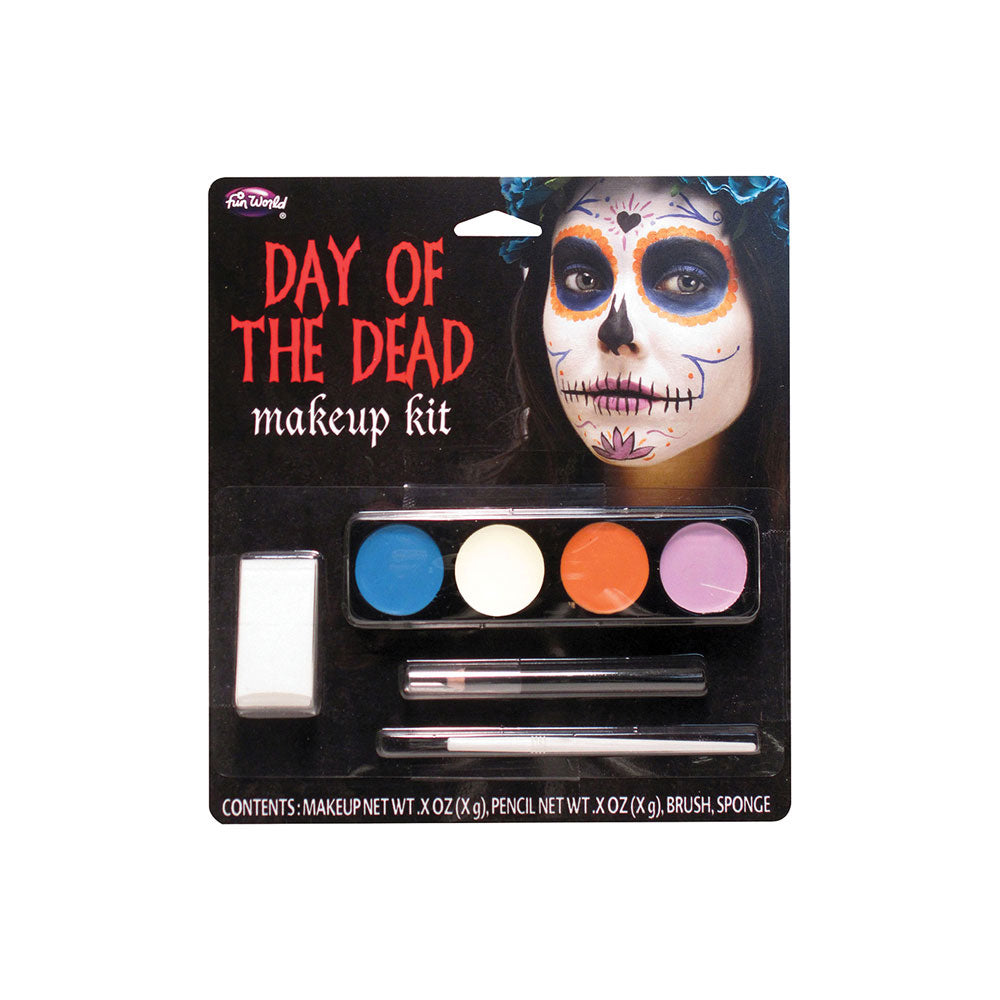 Day Of The Dead Ghost Girl Facepaint Kit
