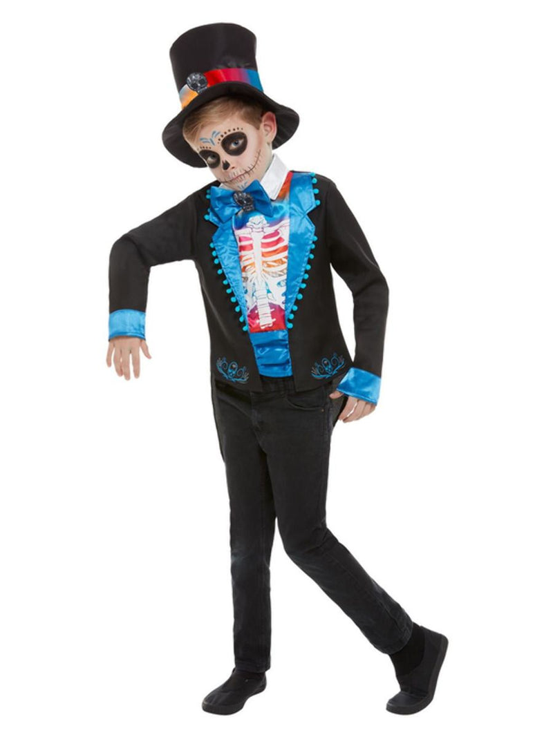 Day of the Dead Blue Costume Boy