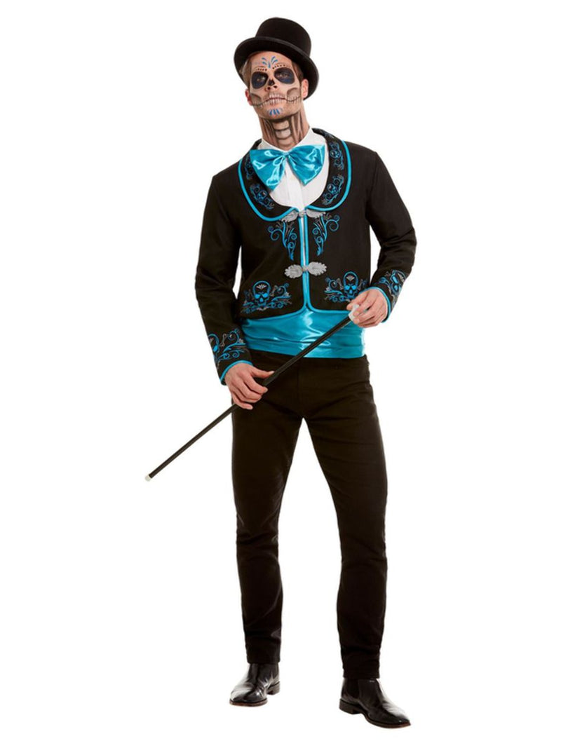 Day of the Dead Blue Costume Men's Adult Halloween