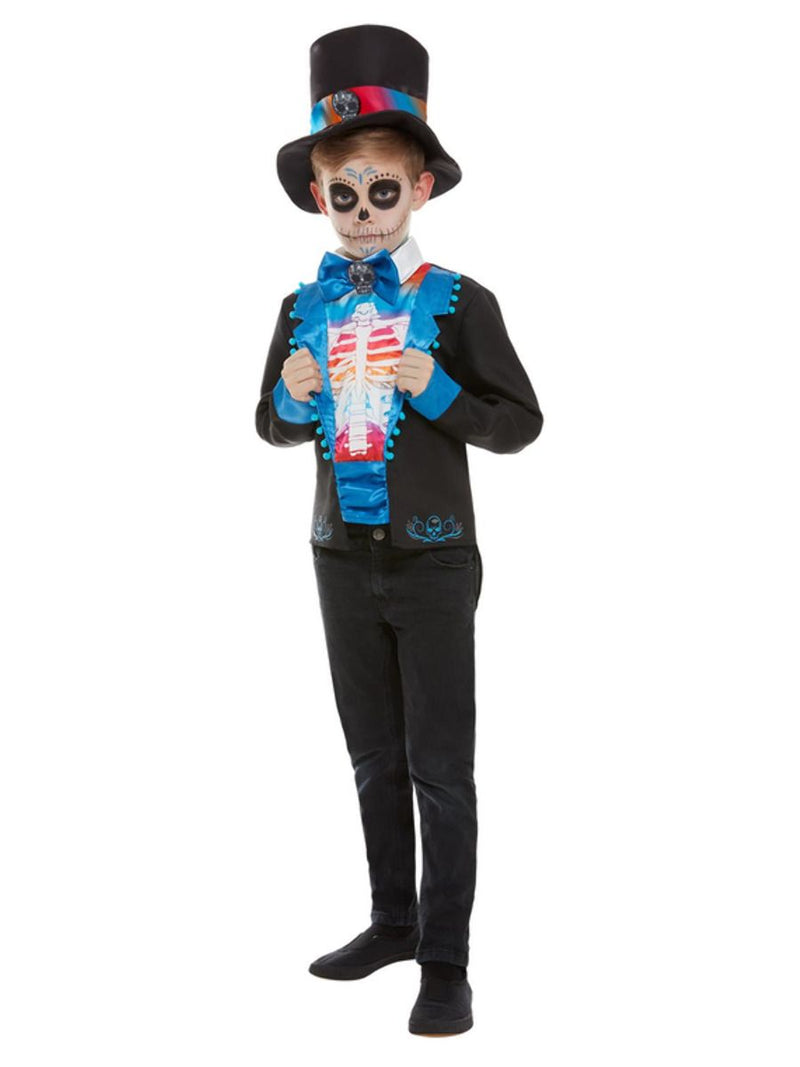 Day of the Dead Blue Outfit Boy
