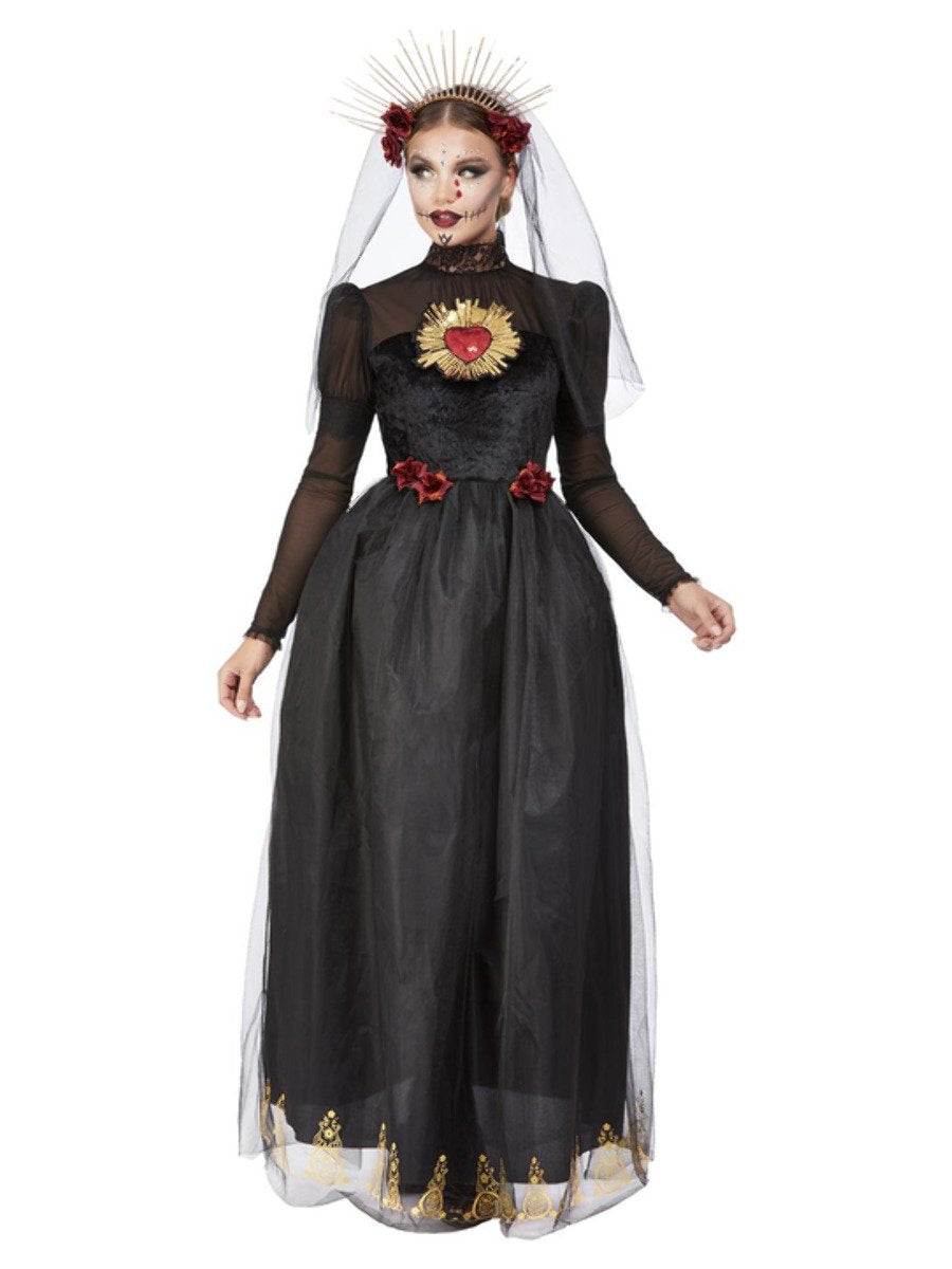 Ladies Day of the Dead Sacred Heart Bride Costume Adult