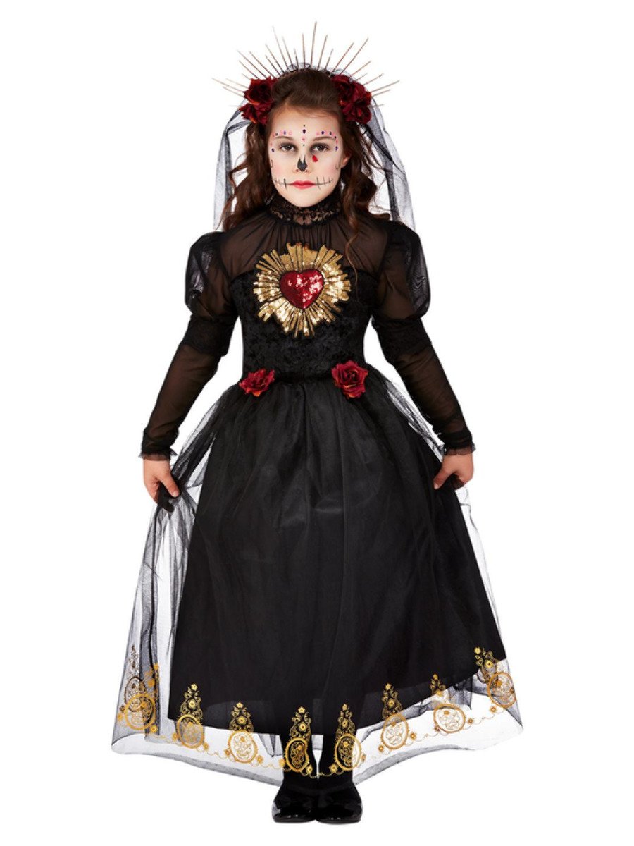 Day of the Dead Sacred Heart Bride Costume Girl