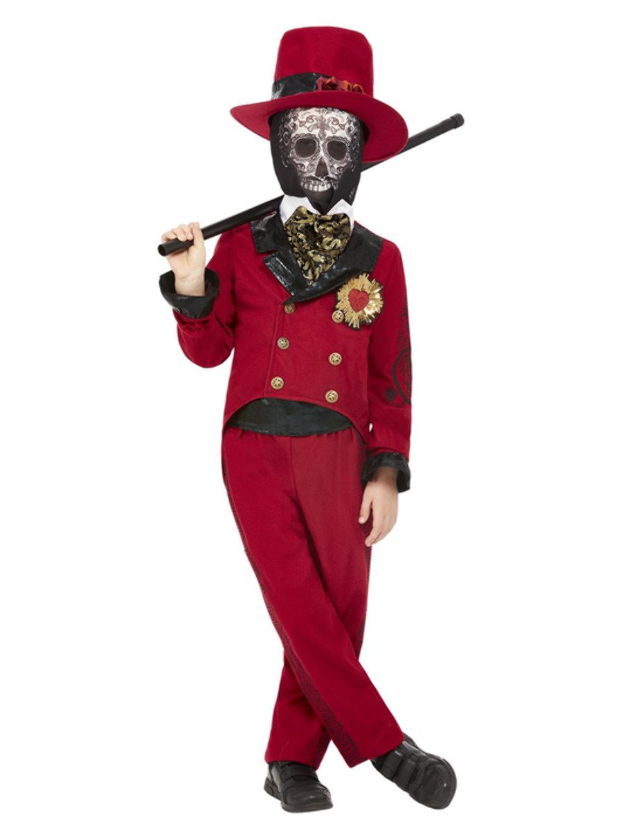 Day of the Dead Sacred Heart Groom Costume Boy