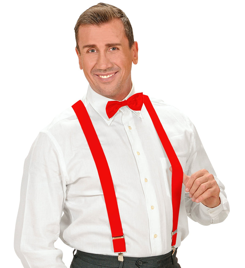 Deluxe Braces Red nerd