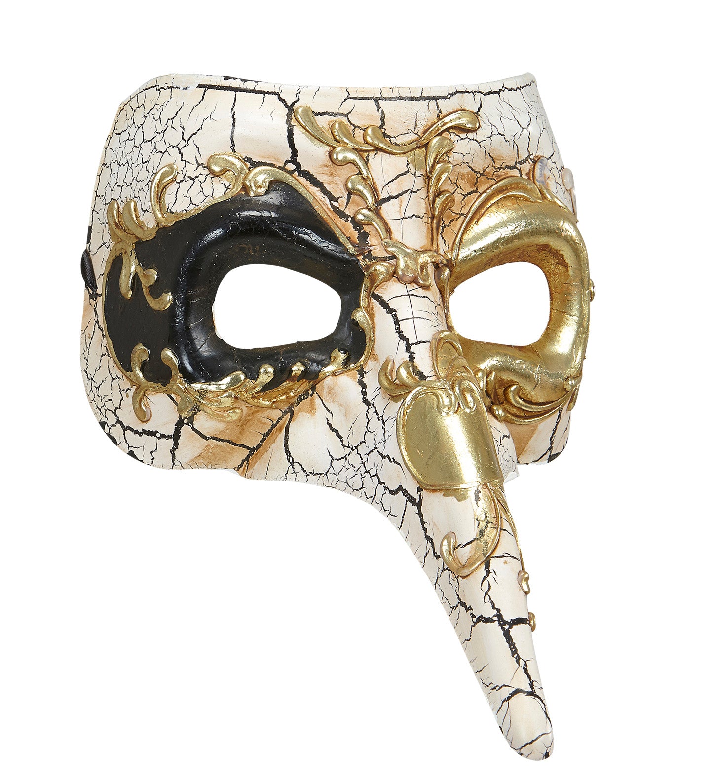 Deluxe Long Nose Zanni Venetian Mask