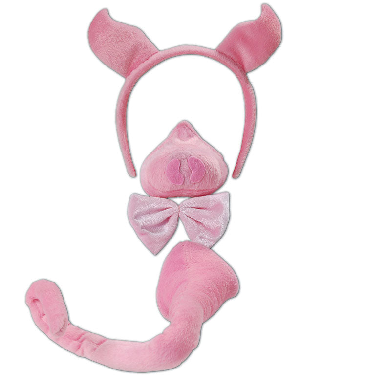 Deluxe Pig Set Fancy Dress Kit With Sound
