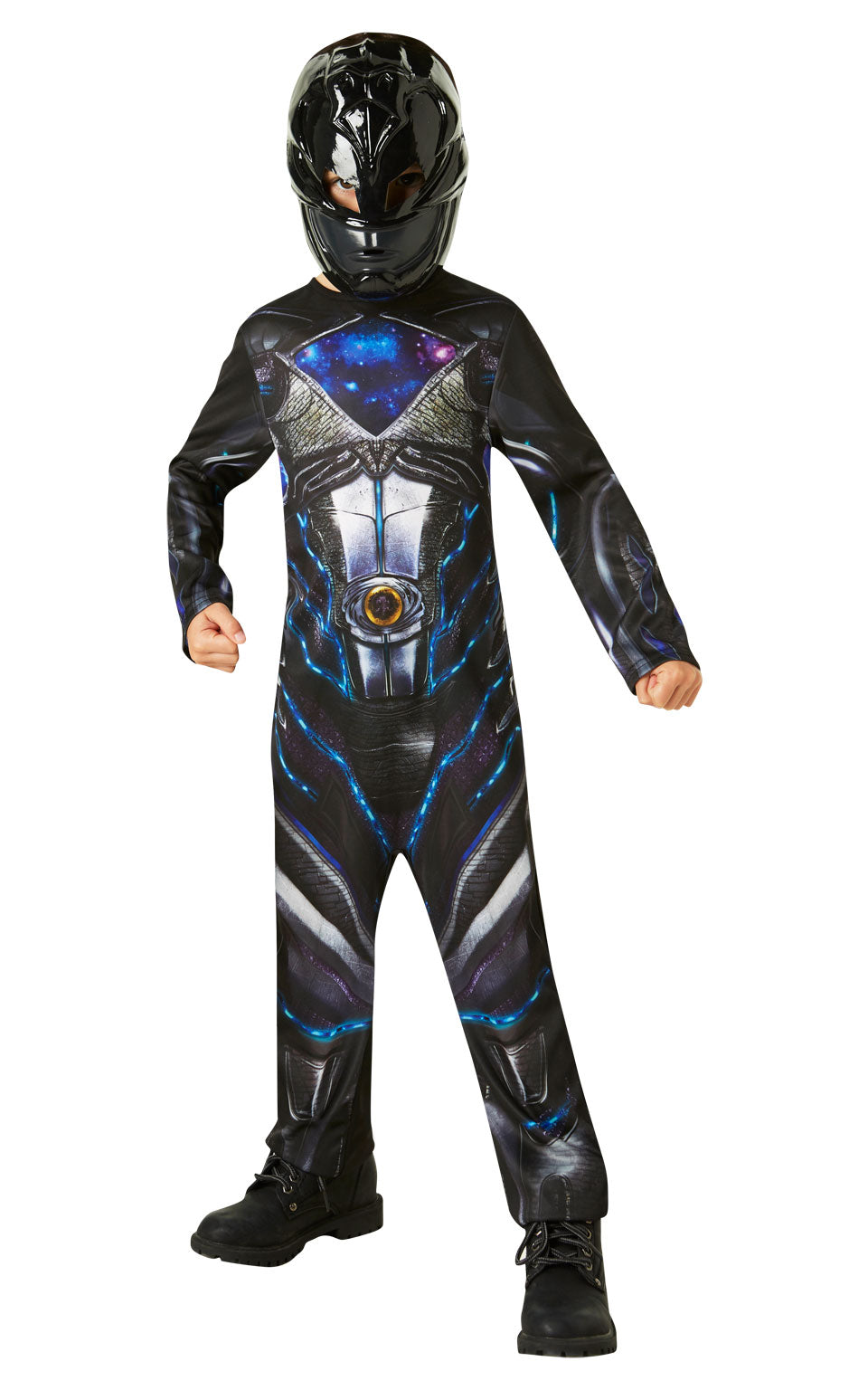 Deluxe Power Rangers Costume Black for kids