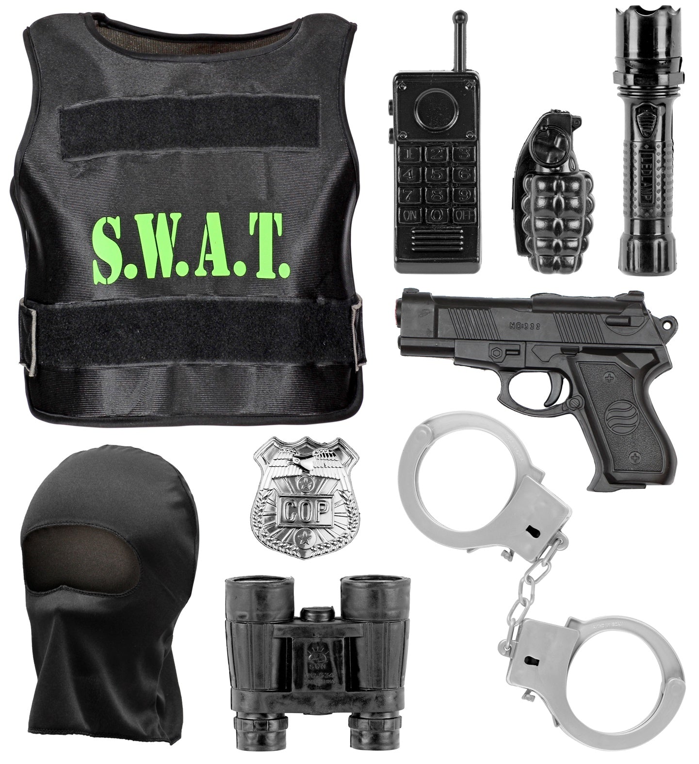 Deluxe SWAT Police Costume Children's