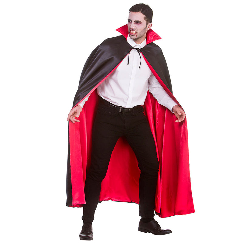 Deluxe Satin Vampire Cape 140cm mens