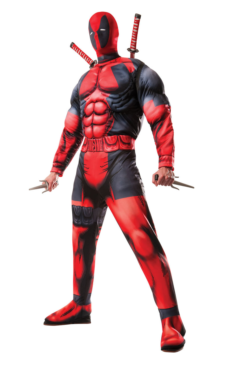 Men's Deluxe Deadpool Cosplay Adult Costume