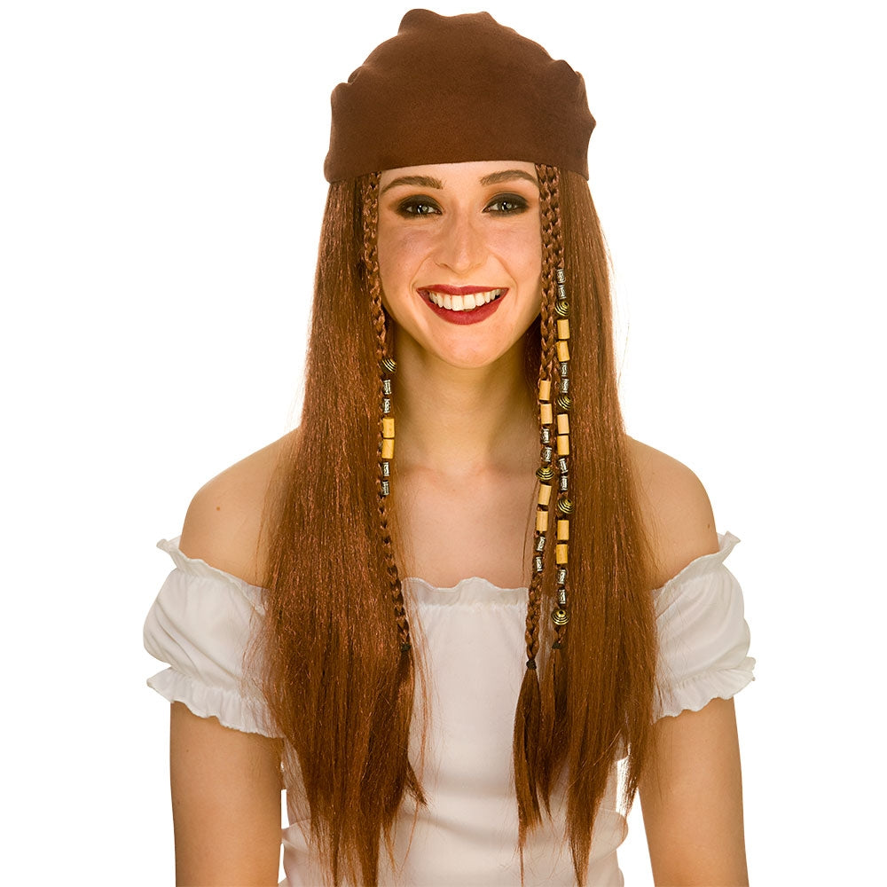 Deluxe Pirate Wig for Ladies