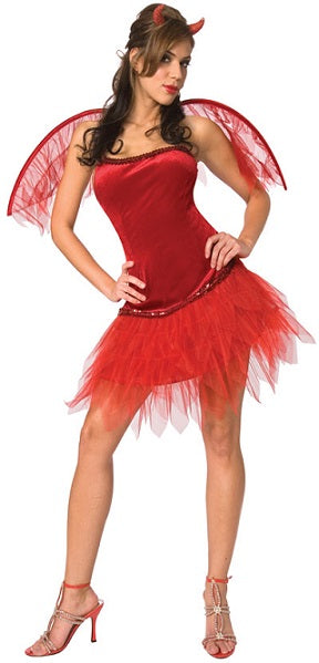Devil Fairy Halloween Fancy Dress Costume
