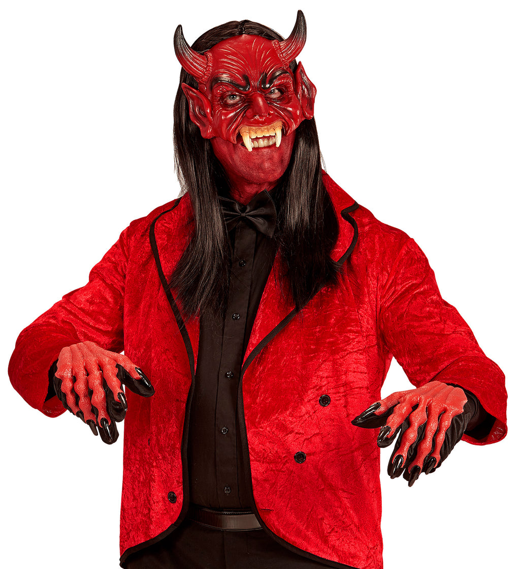 Devil Mask. Shop Devil Demon Mask Chinless For Halloween