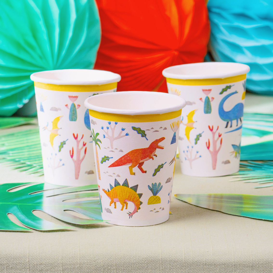 Dinosaur Cups Pack of 8
