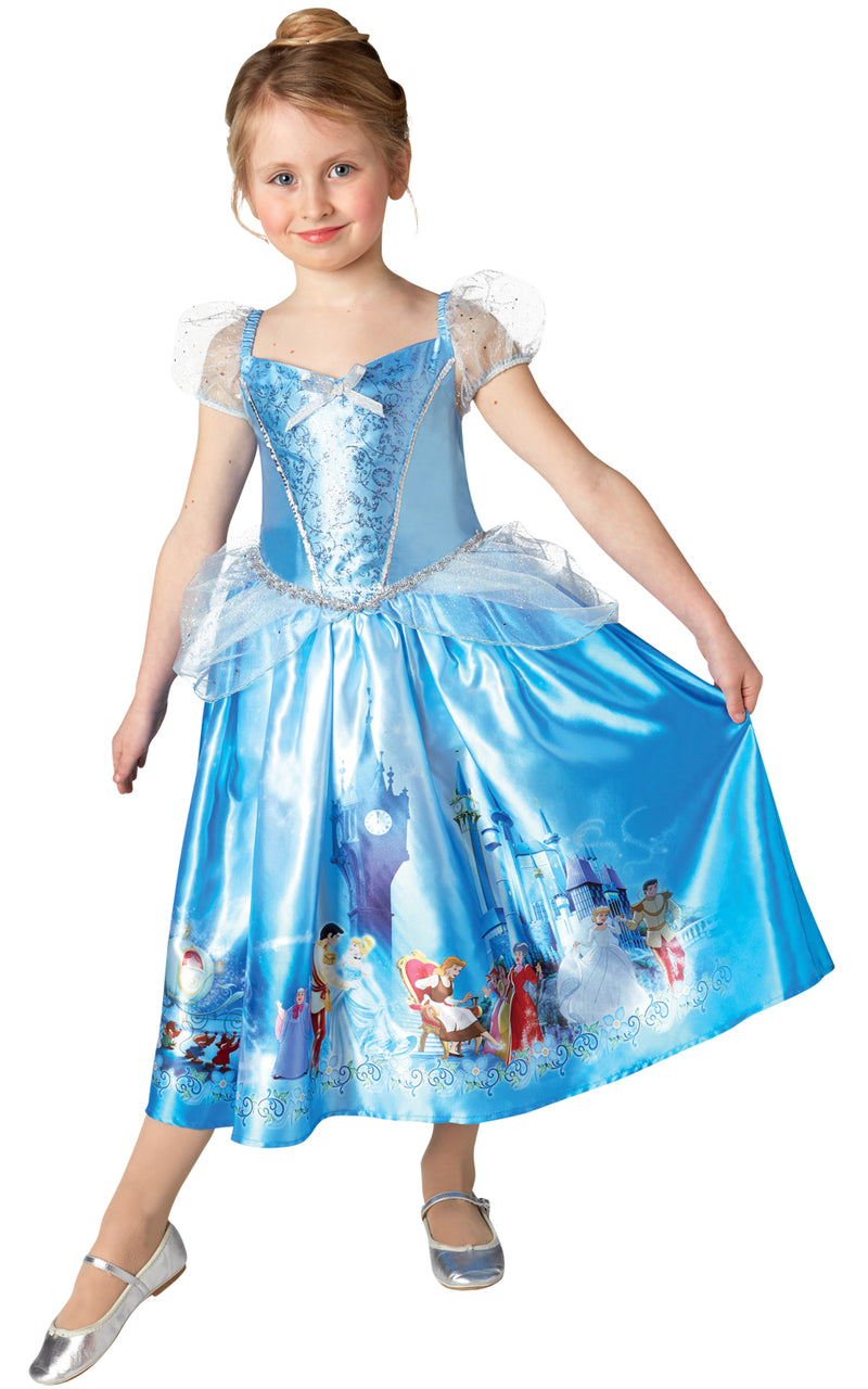 Girls Dream Disney Princess Cinderella Costume for kids