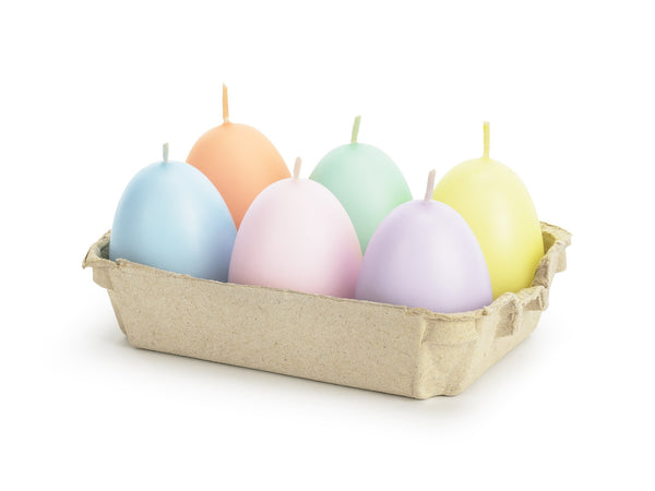 Easter Eggs Candles 6 pcs