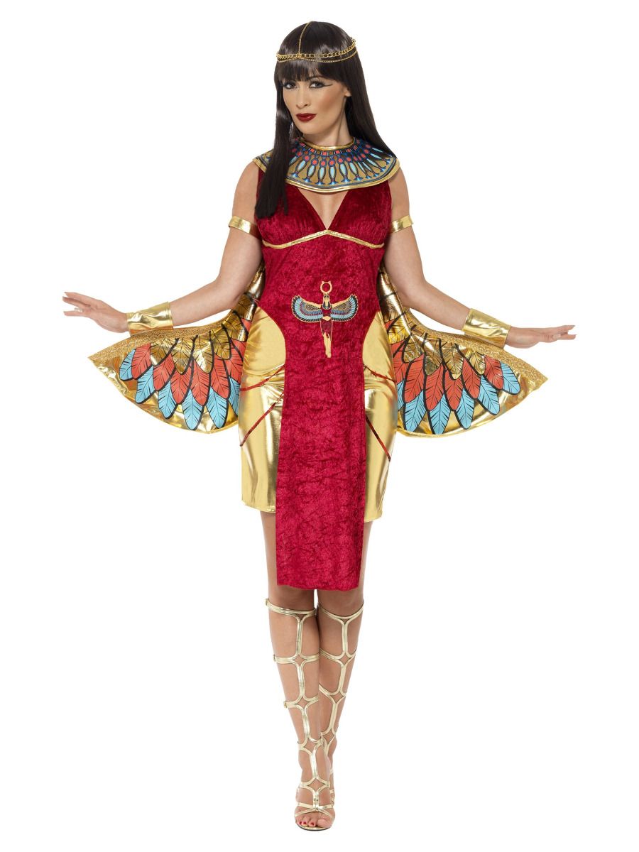 Egyptian Goddess fancy dress outfit Red 