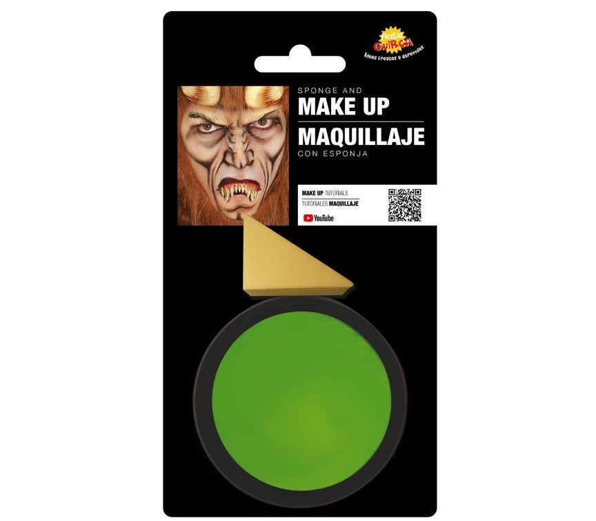 Face Paint Light Green With Sponge