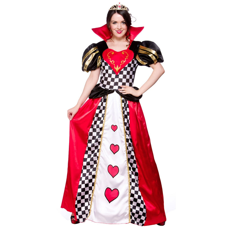 Fairytale Queen of Hearts adult fancy dress Costume