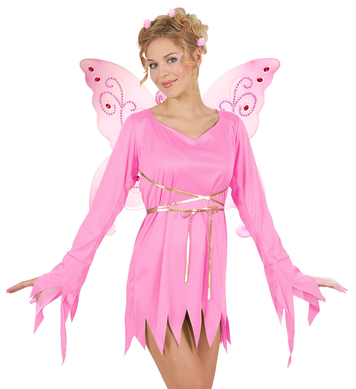Pink Fantasy Glitter fairy Wings with Gems