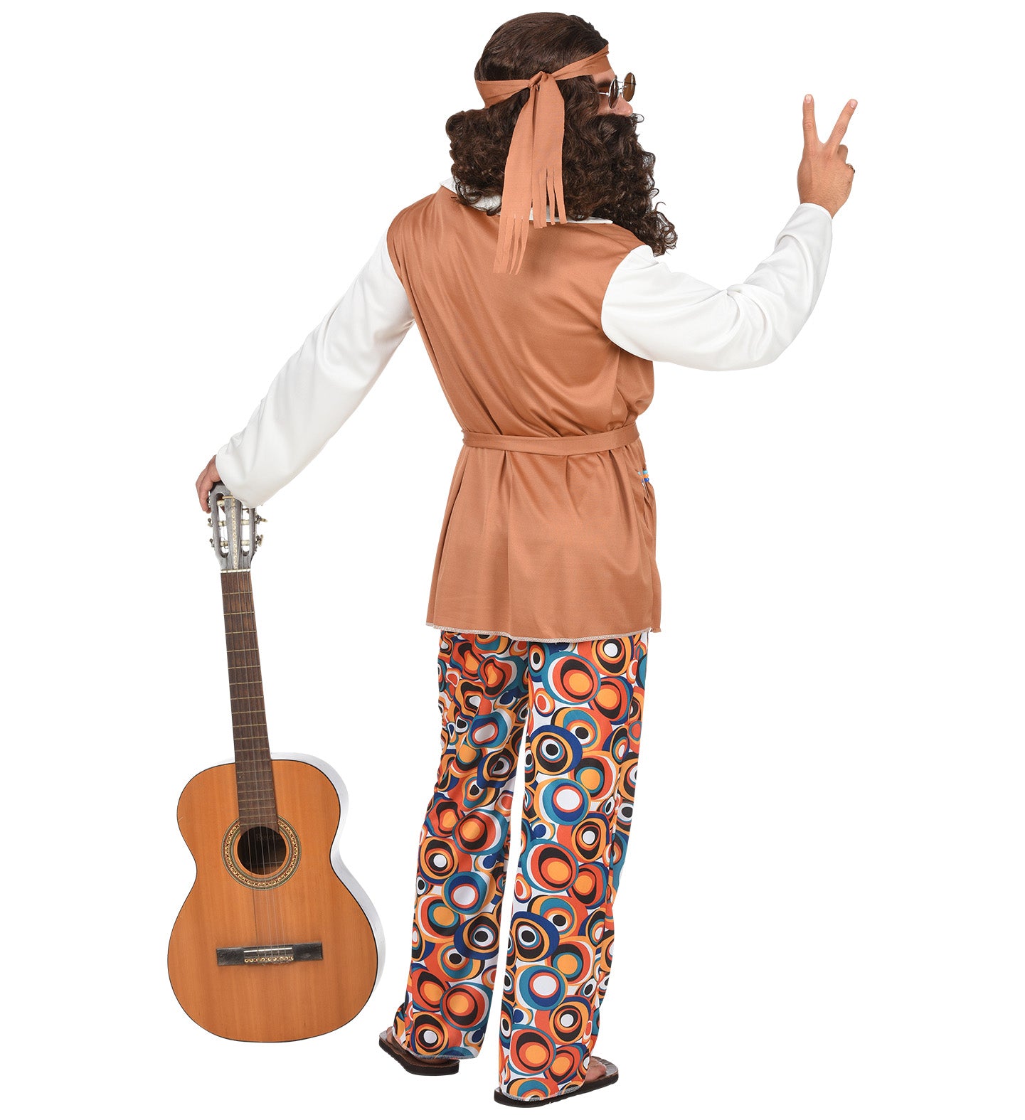 Far Out Dude Hippie Costume back