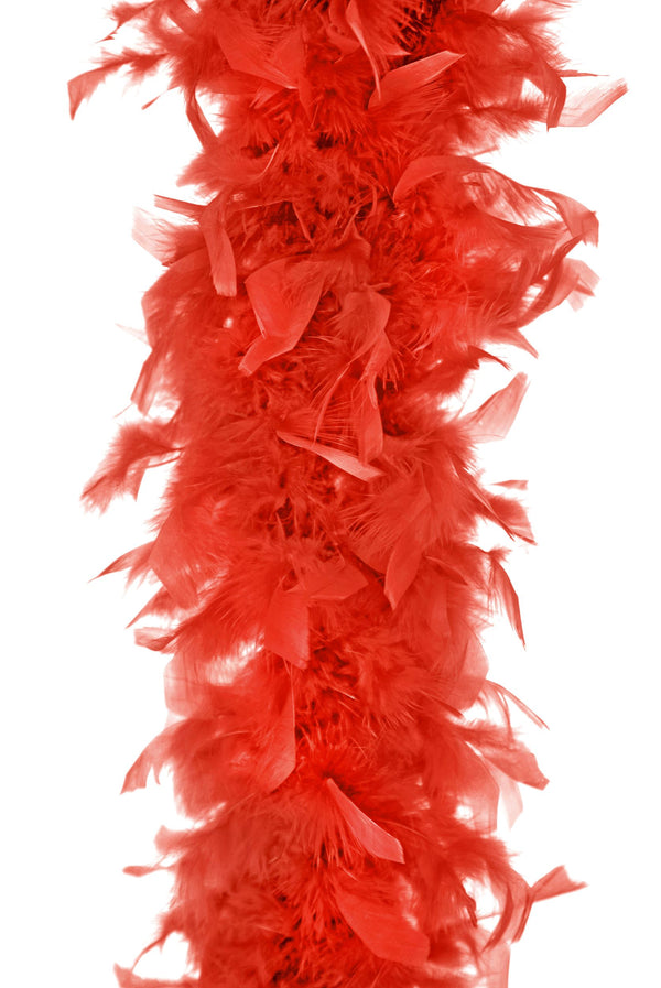 Feather Boa Red 180cm