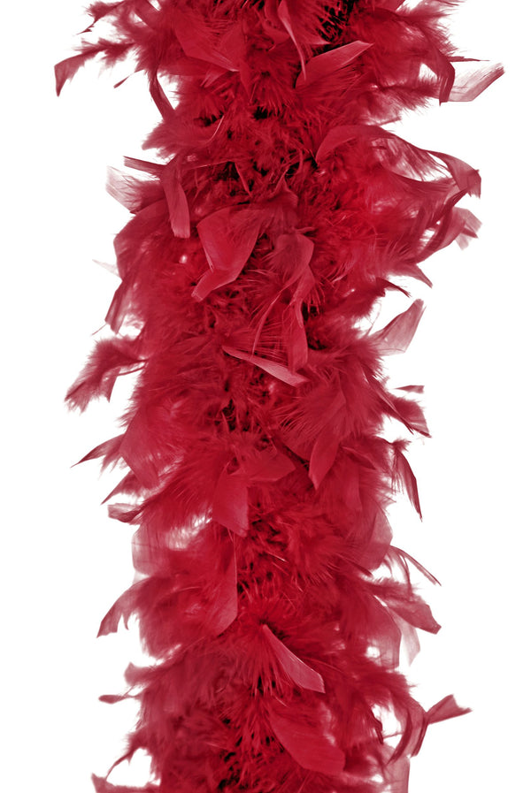 Feather Boa Red Wine 180cm
