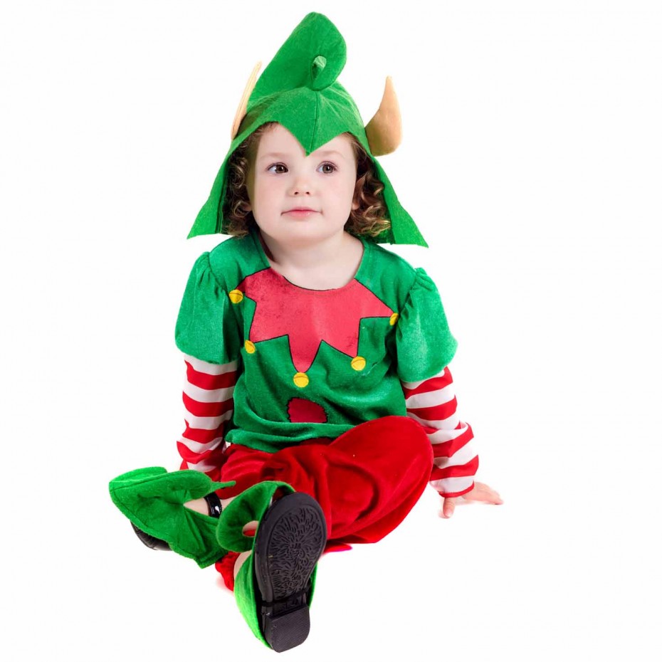 Festive Elf Toddler outfit