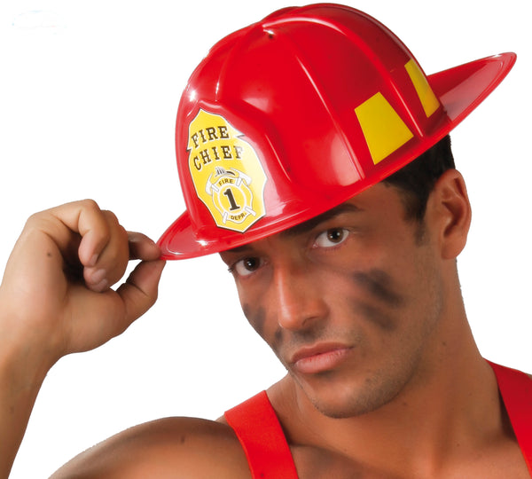 Fireman Helmet Red