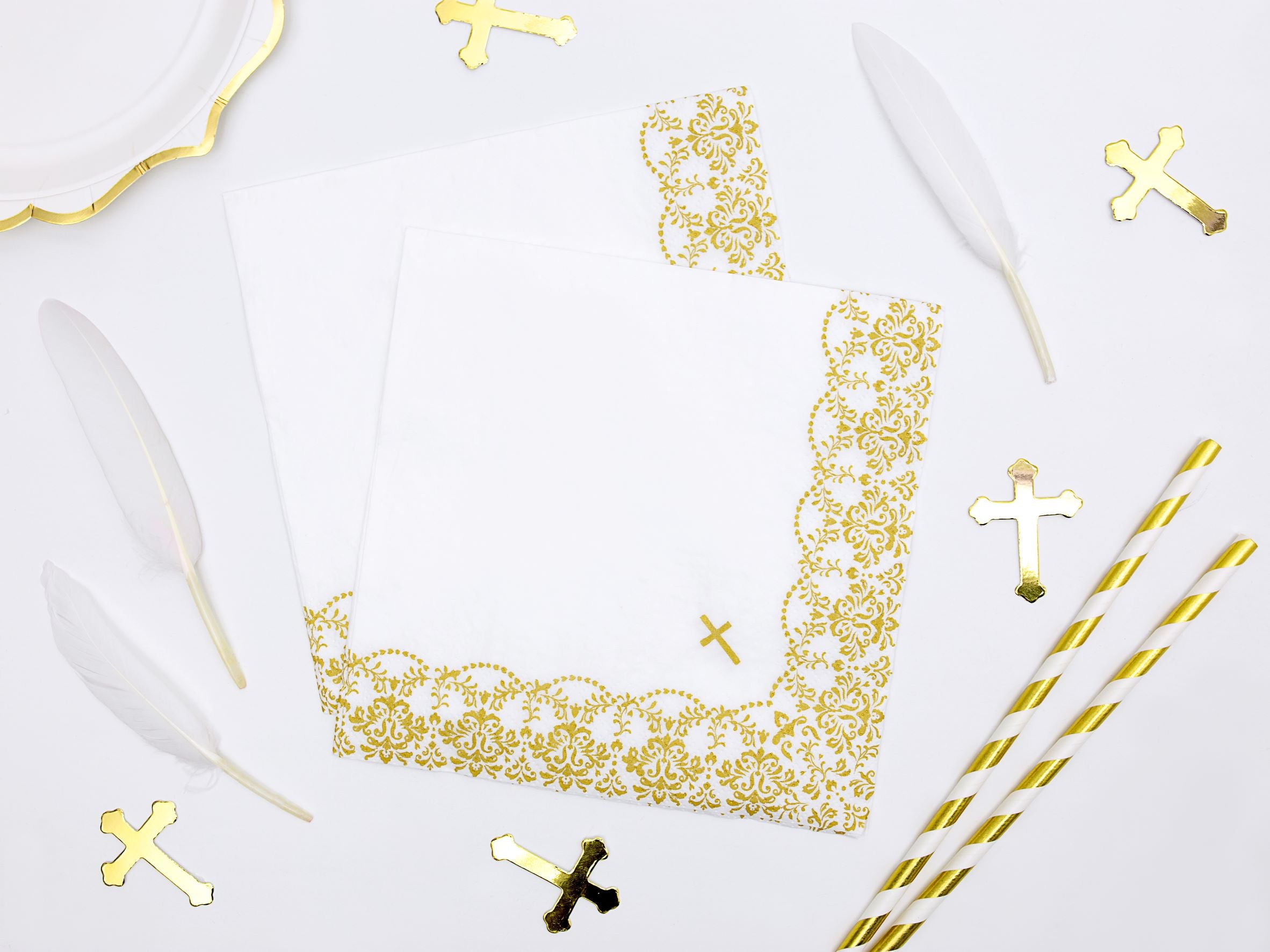 First Communion or confirmation Ornament Napkins Pack of 20