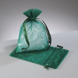 Forrest Green Organza Bags Medium