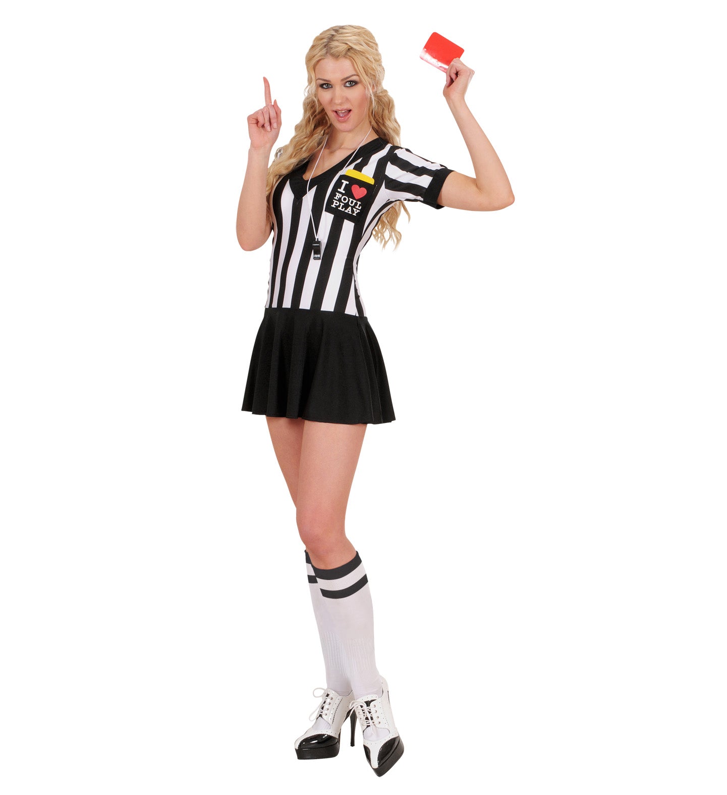 Foul Play Referee fancy dress outfit for women