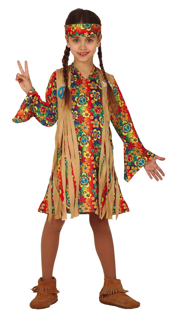 Free Spirit Hippie Girl Childrens Costume
