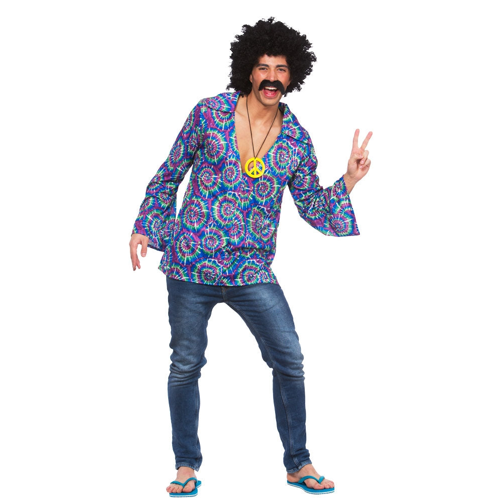 Men's Funky 1960s Hippie fancy dress Shirt