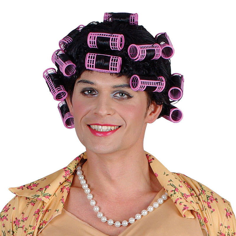 Funny Housewife Granny Wig