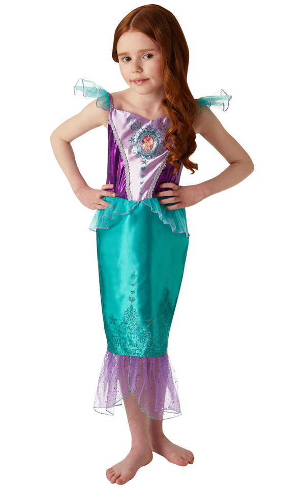 Gem Princess Ariel Costume Girls