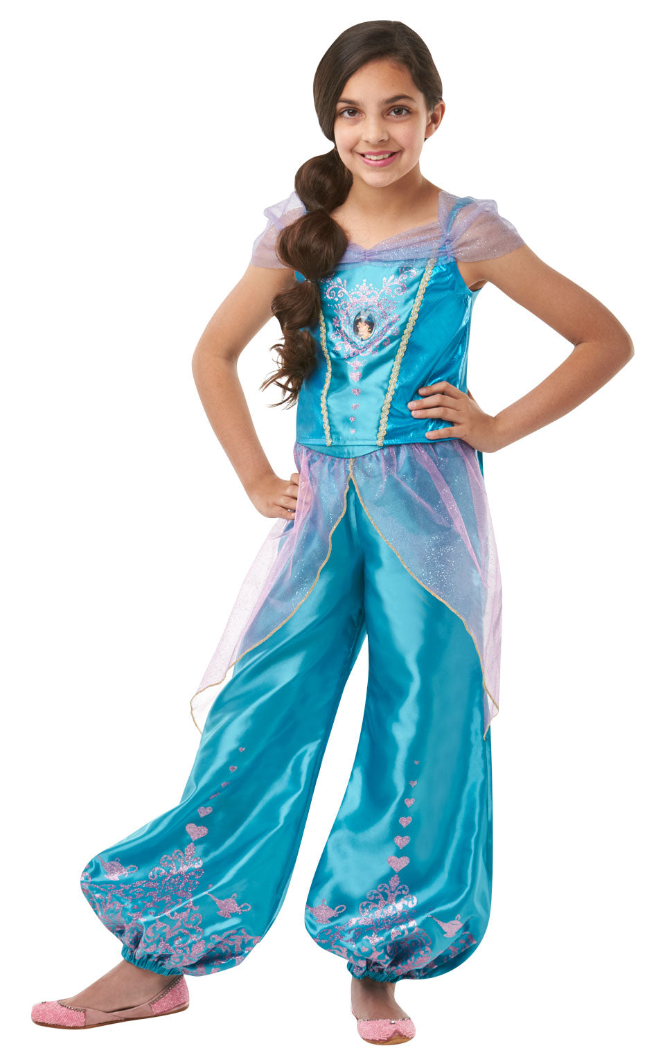 Child's Gem Disney Princess Jasmine Girls outfit.