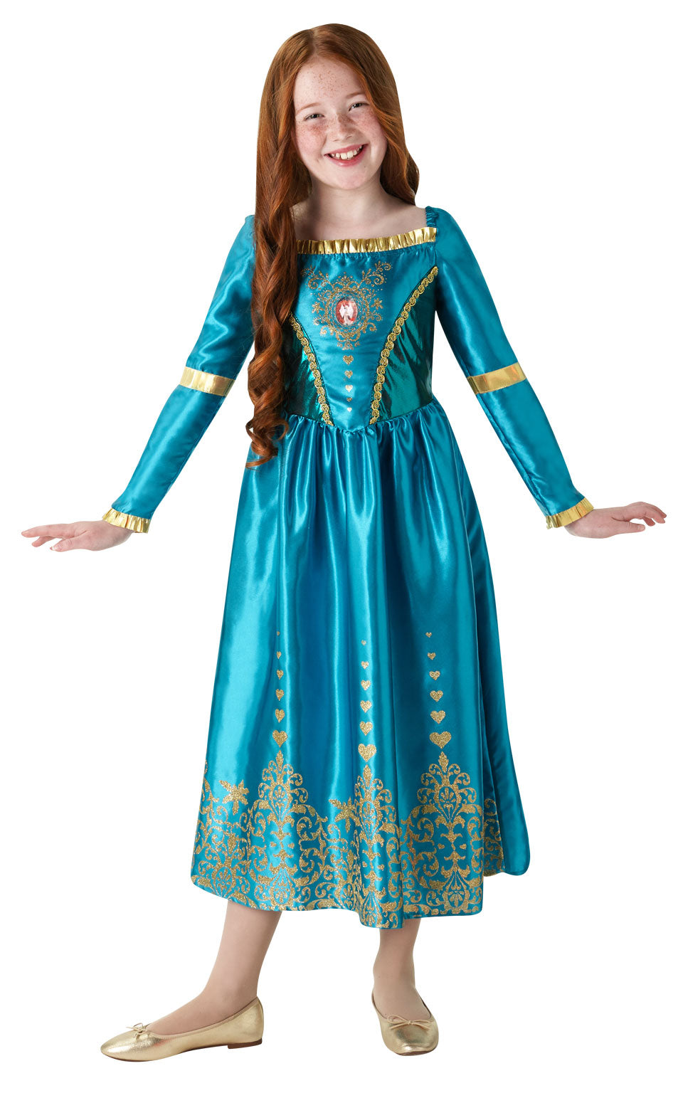 Gem Princess Merida Brave outfit for kids.