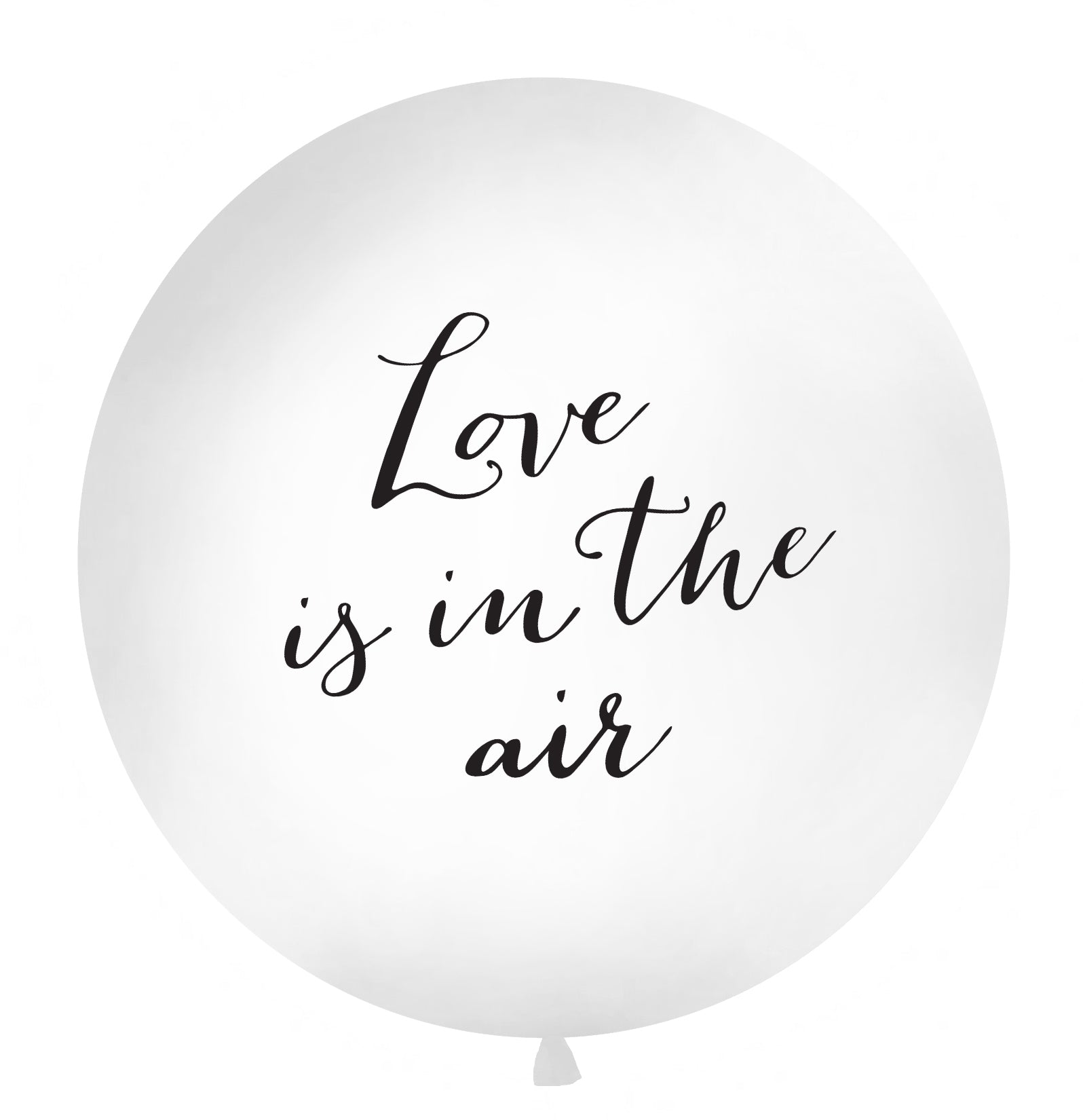 Giant Love is in the Air Balloon 1m Latex white