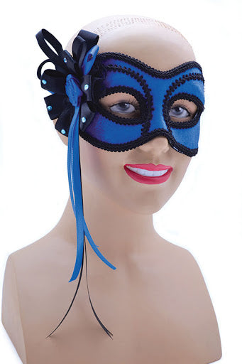 Ginata Blue Masquerade Eye-mask