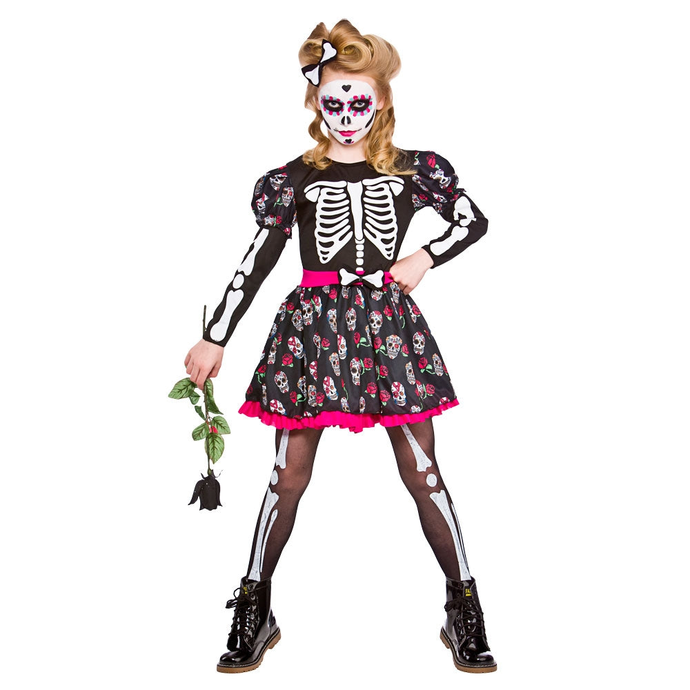 Girls Skull of the Dead Costume