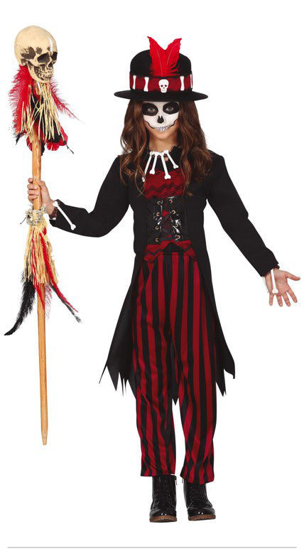 Girls Voodoo Girl fancy dress Halloween Costume