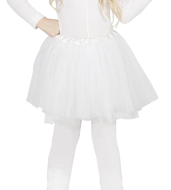 Children's Tulle Tutu Skirt White