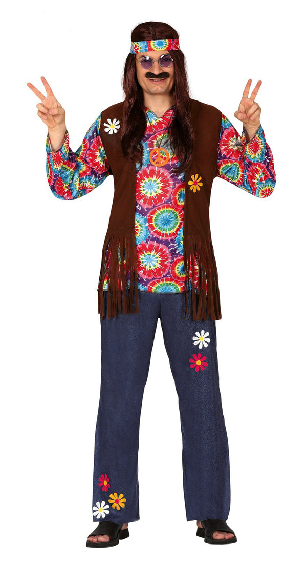 Good Vibes Hippie 1960's Costume Adult for men